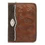 American West Round Up Zip-Around Dayplanner-Brown