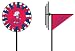 Mississippi College Outdoor Lawn Wind Spinner
