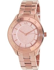 Armani Exchange Rose Gold-tone Stainless Steel Ladies Watch AX5160