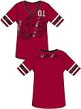 South Carolina Gamecocks Women's Jersey T-Shirt With Stripes