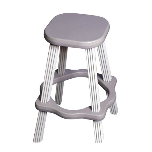 26 Resin Barstool- Taupe(Set of 2) by Confer Plastics