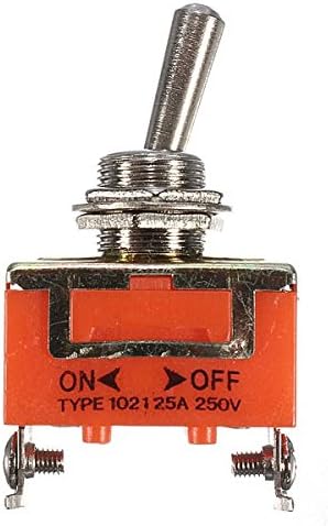 15A 250V 2 Pin Toggle ON-OFF Switch EP98 1021 Latching Terminal.