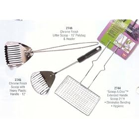 Spot Litter Curve Scoop Chrome