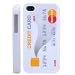 Slabo Silikon Schutzh�lle H�lle Case f�r Apple iPhone 4s | iPhone 4 - "Kreditkarte Kredit Karte | Credit Card" - WEISS | WHITE