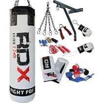 RDX 13PC Professional Boxing Set Punch Bag 4FT/5FT,Gloves,Bracket MMA AB