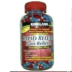 Kirkland Signature Acetaminophen 500mg Rapid Release Gelcap 400 count