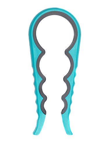 Jar Openers for Seniors - Perfect Jar Openers for Arthritic Hands - Sturdy, Ergonomic Grip - Hand Bottle Opener Even Works on a Pickle Jar Lid - Twistoff Jar Opener - Variable Grip Sizes (Blue)