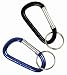 D-Ring Carabiner KeyChain - Twin Pack, Color Various