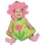 Dress Up America Dazzling Baby Flower Costume Set