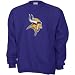Minnesota Vikings Purple Logo Premier Men's Pullover Sweatshirt Factory Seconds Size Medium