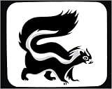 Decorated Mouse Pad with animals, skunk, america, south
