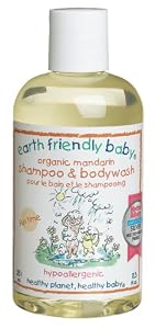 Earth Friendly Baby Organic Shampoo/Bodywash, Mandarin, 8.5 - Ounce Bottle (Pack of 3)
