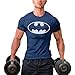 Men's Batman Fitness Gym cultivating Short-sleeved Muscle T-shirts