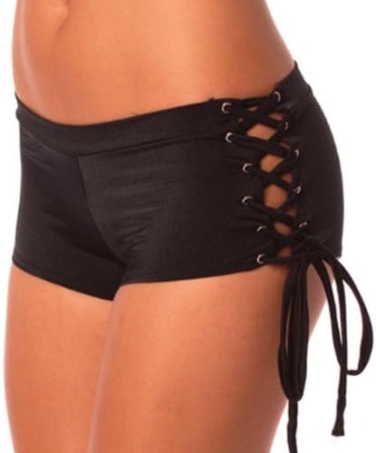 Side Corset Booty Short-11
