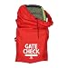 J.L. Childress Gate Check Bag For Standard and Double Strollers, Red