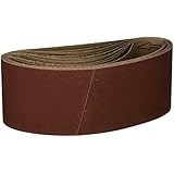 POWERTEC 110850 3-Inch x 18-Inch 180 Grit Aluminum Oxide Sanding Belt, 10-Pack