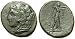 Syracuse, Sicily, Reign of Pyrrhos, King of Epiros, 278 - 276 B.C.; Bronze AE 24