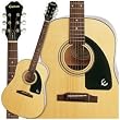 Epiphone AJ-100 Jumbo Acoustic Guitar, Natural