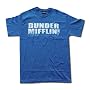 THE OFFICE Dunder Mifflin Paper Company Distressed Logo Men's T Shirt