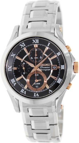 seiko chronograph 50m gold