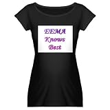 Eema Knows Best Maternity Dark T-Shirt