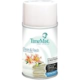 TimeMist 332502 Clean & Fresh Premium Refill Metered Air Freshener (Case of 12)