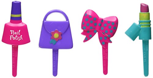Oasis Supply Assorted Colors Cupcake/Cake Decorating Jewel Picks, 2-3/4-Inch, Little Girl, Set of 12