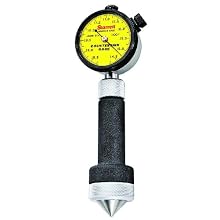 Starrett 689M-4Z Millimeter Reading Countersink Gauge With Yellow Dial, 100 Degree Angle, 14.2-19.8mm Range