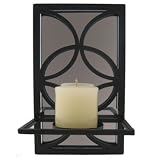 Mirrored Wall Sconce Candle Holder