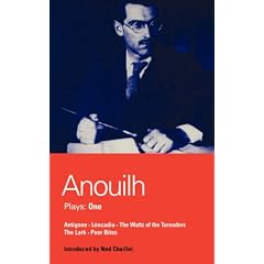 Plays: One. ''Antigone'', ''Leocardia'', ''The Waltz of the Toreasors'', ''The Lark'', ''Poor Bitos''.