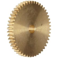 Brass Spur Gear 20 Degree Pressure Angle, Brass, Inch, 48 Pitch