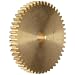 Brass Spur Gear 20 Degree Pressure Angle, Brass, Inch, 48 Pitch