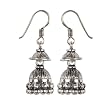 Earring Sterling Silver Handmade Jewelry Size: 1.5 inches