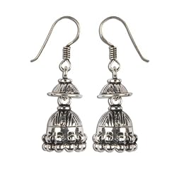 Earring Sterling Silver Handmade Jewelry 1.5 inches