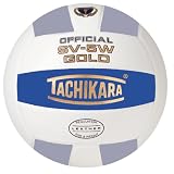  : Tachikara Sv5W Gold Competition Premium Leather Volleyball (College Blue/White/Silver Gray)