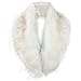 FUNOC New Women Winter Warm Shrug Faux Rabbit Fur Fluffy Collar Wrap Scarf Neck Shawl