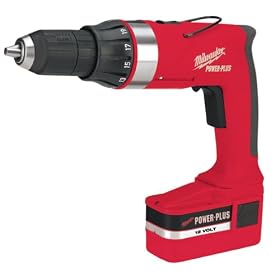 Milwaukee 0501-23 12 Volt 1/2-Inch Driver/Drill 0-360/1100 RPM, Pistol Grip with Two Batteries, Charger & Case