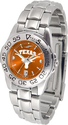 Texas Longhorns Stainless Steel Women's Sport Watch