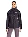 Columbia Women's Pouration Waterproof Rain Jacket, Black, X-Large