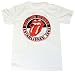 Impact Men's Rolling Stones Established 1962 Short Sleeve T-Shirt,White,XX-Large