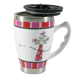 Danesco Mother Thermal Travel Mug 14-Ounces Porcelain Danesco Mother Thermal Travel Mug 14-Ounces Porcelain