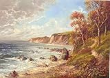 Kuste Bei Gdynia Decorative Art Poster Print by H. Buchner, 32x21