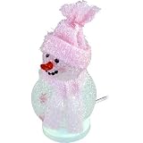 Compucable USB Powered Miniature Desktop Snowman with LED