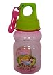 Disney Princesses Bottle - easily portable bottle with keychain zipper pull hook to attach to your lunchpal or backpack