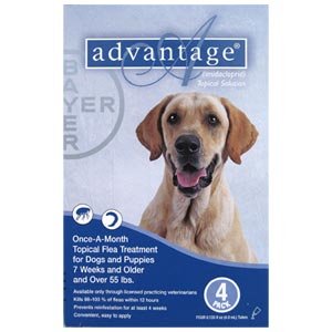 Advantage Flea Drops For Dogs Over 55 lbs.