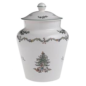 Spode Disney Christmas Tree Cookie Jar and Cover by Spode