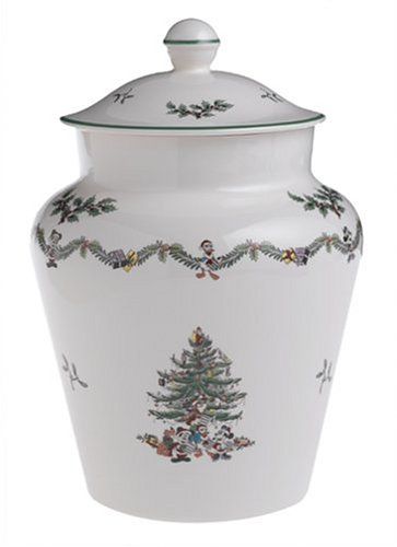 Spode Disney Christmas Tree Cookie Jar and Cover