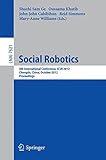 Social robotics : 4th international conference, ICSR 2012, Chengdu, China, October 29-31 2012 : proceedings