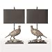 Barbara Cosgrove Quail Table Lamp - Pair