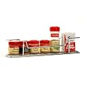 Chrome Wall Mount Spice Rack by Organize It All